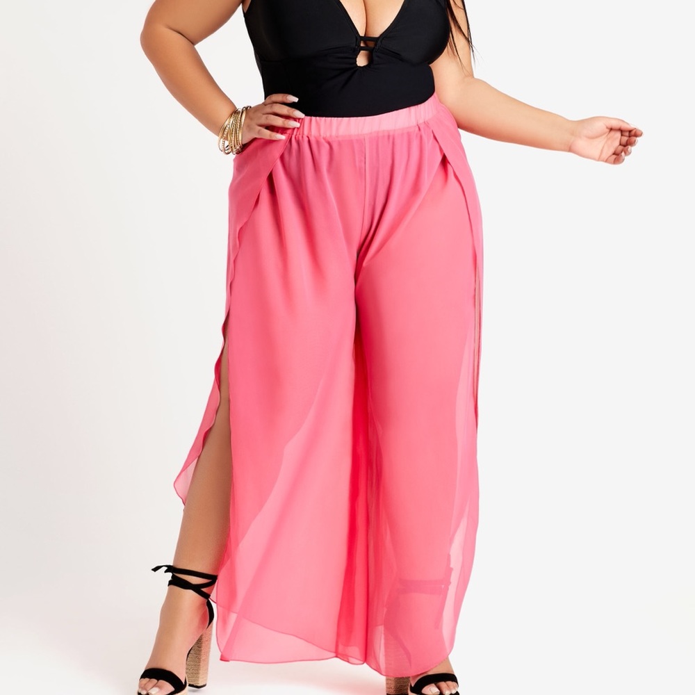 Sheer Cover-Up Pants